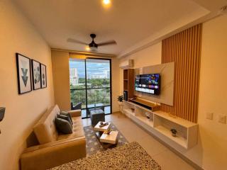 Apartamento Celeste a Pasos del Mar y Aeropuerto - Santa Marta - 0