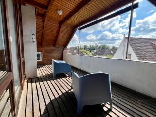 Helle und bequeme Monteurwohnung mit Balkon - 1