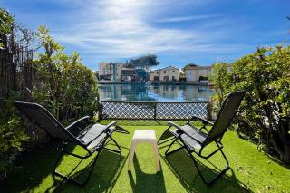 Enlarged house with WIFI and a mooring next to the beach - AC - Grimaud - 7