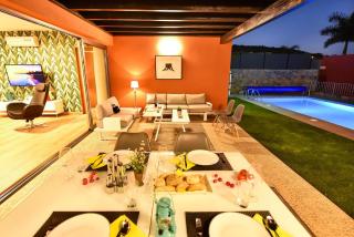 Villa Vista Salobre Luxury Retreat In Gran Canaria Private Outdoor Heatable Pool Bbq Facilities Shaded Outdoor Dining Area Salobre Golf, - Las Palmas de Gran Canárias - 3