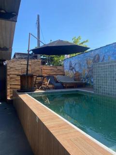 Casa com Piscina - Área da lazer familiar - Guarujá - 0