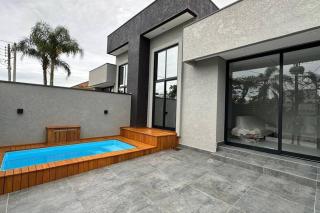 Casa com Piscina 3 Quartos Centro - Guaratuba - 0