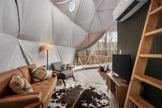 Glamping Dome w Hot Tub Fire Pit & River Access - Wardensville - 7