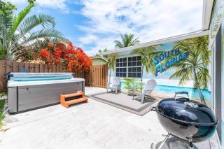 Ventur Tropical w Hot Tub Close to Beach - Deerfield Beach - 0