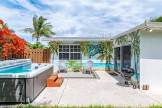 Ventur Tropical w Hot Tub Close to Beach - Deerfield Beach - 5