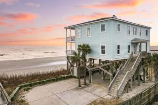 Poseidon By AvantStay On The Beach Two Ocean Facing Balconies Hot Tub - Folly Beach - 0