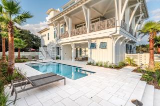Rooftop Deck Gulf View Pool Firepit Walk to Public Beach Rosemary Beach - 5
