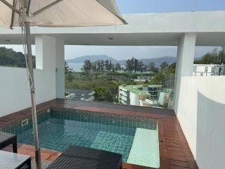 Sea view studio with private terrace & pool - Patong - 0