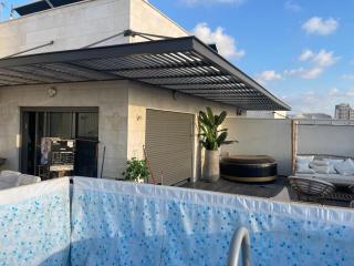luxury penthouse with pool jaccuzi and parking - Holon - 2