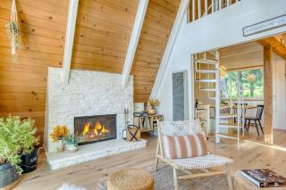2 Decks w Lake Glimpse Views Modern Luxe Cabin A-Frame Retreat by AvantStay - 1