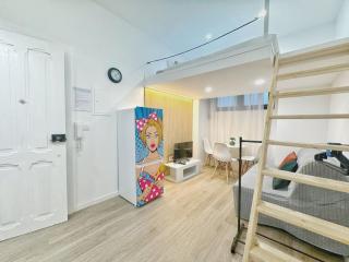 Minimalist Studio with Mezzanine - 6
