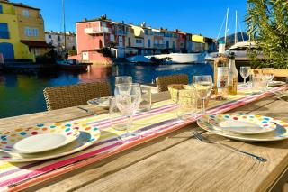 Renovated house with WIFI AC a large terrace and a mooring - Grimaud - 8