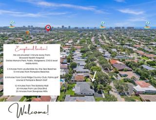 Modern 4BR-2BA Family POOL House 5 mins Lauderdale-by-the-Sea & Pompano Beaches - Fort Lauderdale - 5