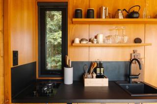 Raus Tiny House mit Blick über Almwiesen - - 2