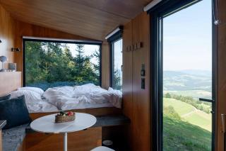 Raus Tiny House mit Blick über Almwiesen - - 4
