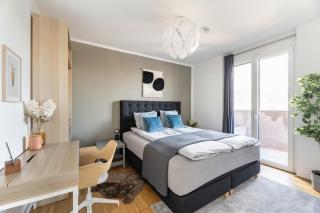 EDLER WOHNRAUM Panoramablick 3 SZ Boxspringbetten, E-Ladestation, Kaffeevollautomat, Klima, Lift, Terrasse & 2xTG - Graz - 4