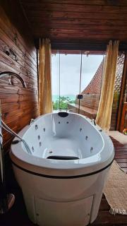 Cabana com spa e vista paradisíaca para a ilha - Florianópolis - 1