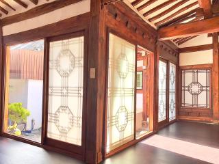 A traditional Korean House with a yard - 1