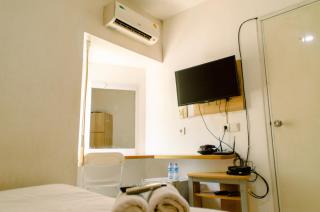 Cozy Living Studio Apartment No Kitchen Aeropolis Residence By Travelio - Tangerang - 7