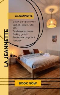 La Jeannette - proche gare-centre, 2 lits, terrasse - Châteauroux - 0