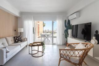 Luxe 6 pers strand app met zeezicht en zwembad Arenal Beach - 7