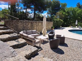 Ancien relais de chasse, isolé en pleine nature provençale 11 couchages, modulable 7 - Saumane-de-Vaucluse - 6