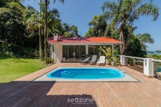 Linda Casa c/ Piscina e Churrasqueira CHE0401 - Bombinhas - 0