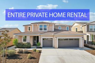 Entire Private 3k sqft 5-Bedroom House w Gated Yard, Garage, Nice View, Available Now - Menifee - 0