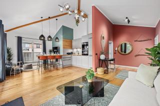 EDLER WOHNRAUM Schwanenteich-Penthouse mit Garage, Grill, Kaffeevollautomat, Klima, Lift & Terrasse - Zwickau - 9