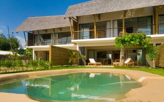 Beachfront villa BALADIROU ,3 bedroom in Calodyne, private pool - Calodyne - 0