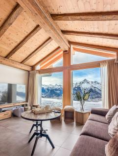 Chalet luxe, confort & charme avec vue panoramique - Veysonnaz - 8