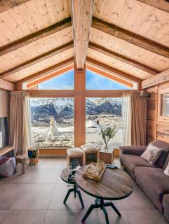 Chalet luxe, confort & charme avec vue panoramique - Veysonnaz - 0