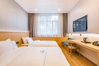 Dequan Luxury Hotel Communication University of China Branch Coffee, fruits, snacks, a gym and a laundry room are provided for free in the lobby - Pequim - 9