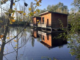 Chalets confortables en bord d'étang avec terrasse, parc, activités et spa optionnel ! - FR-1-496-77 - Veauchette - 1