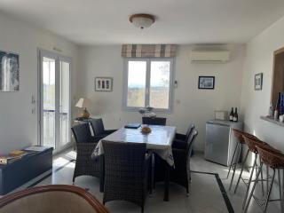 V0840 - Villa climatisée avec piscine privée proche des plages ménage inclus Wifi - 4