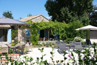 provencal house with heated pool, view of the luberon in robion - accommodates 12 people. - Robion en Luberon - 2