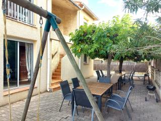 terrasse privative étage soleil catalan 150m mer 4 pers animaux chéque vacance - Saint-Cyprien-Plage - 1