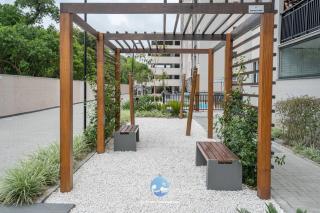 Apartamento a 150 M DA PRAIA com SACADA, WI-FI, PISCINA, PORTARIA 24h, PLAYGROUND e vaga de GARAGEM - 4