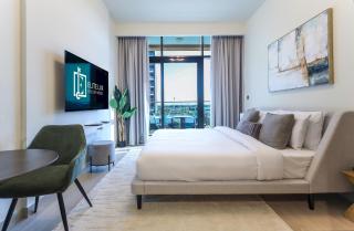 Elite LUX Holiday Homes - Sleek Studio in Azizi Riviera Prime Location Dubai - Dubai - 0