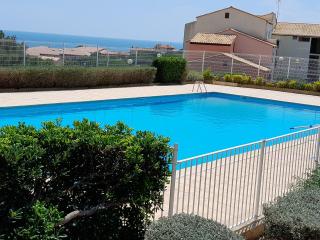 Appartement Saint Pierre la Mer 4 personnes, vue sur la mer, piscine, parking, tennis N366 - 8