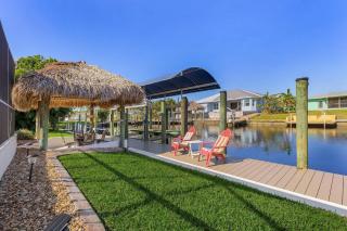 Gulf Access Dock with Tiki Heated Pool Casa Chillotta Roelens - Cape Coral - 6