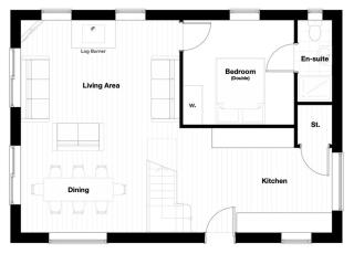 Ellastone, woodland lodge with hot tub for 8 - Oakamoor - 6