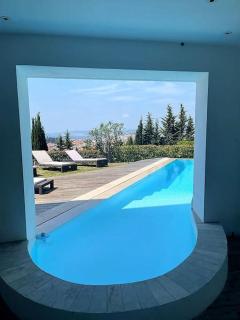 MONT BORON - NICE - Splendide villa d'architecte vue panoramique - 4