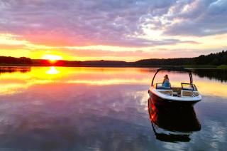 Marina Ostróda III - widok na jezioro, podziemny garaż, winda, klimatyzacja, wanna i prysznic, 2 łazienki, lux - 1