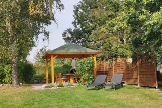 Ferienwohnungen unterm Reetdach m Terras o Balk u Sauna - Middelhagen - 7