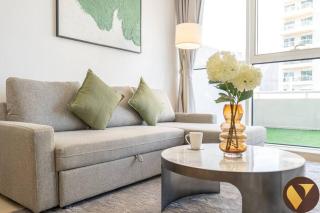 Vogue with Big Terrace and Full Canal View, Partial Burj Khalifa View located Business Bay, Marasi Drive - Mayfair Residence - 4