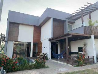 Casa de praia, com piscina, em frente a praia, pé na areia - Camaçari - 9