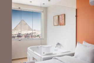 Jacuzzi Studio The Pyramids Free Airport Pickup Apt5 - Il Cairo - 4