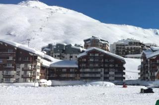 RPP B95- Tignes Val Claret skis aux pieds départ Gde Motte - Tignes - 0