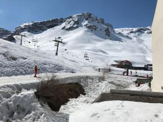 RPP B95- Tignes Val Claret skis aux pieds départ Gde Motte - Tignes - 5